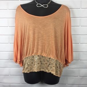 Bohemian Scoop Neck Women Blouse Size 3X